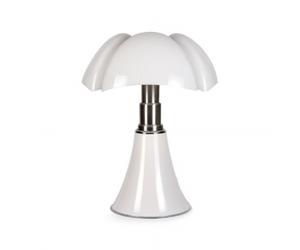Martinelli Luce Minipipistrello Lampada Tavolo o da Terra a Luce Diffusa, 9W, LED, Bianco, Blanco
