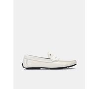 Martinelli Mocasines Pacific de hombre en piel con antifaz. Blanco 40