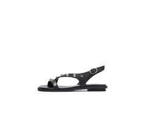 MARTINELLI Sandalias planas en Piel MAZZINI para Mujer Color BLACK