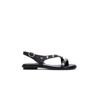 MARTINELLI Sandalias Planas en Piel MAZZINI para Mujer Color Black