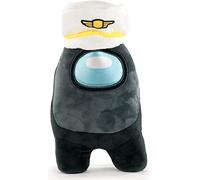 MARTINEX Among Us - Gorro de capitán Negro (30 cm)