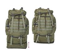 Martinez Albainox AB Mochila barbaric Verde 60 L para Senderismo, Acampada, montañismo, Caza, Aire Libre, Ciclismo multifunción Nailon Barbaric Force 34936-VE + Portabotellas de Regalo