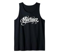 Martínez Apellido Familia Orgullo Patrimonio Apellido Latino Love Camiseta sin Mangas