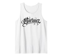 Martínez Apellido Familia Orgullo Patrimonio Apellido Latino Love Camiseta sin Mangas