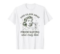 Martini a un Vaso de Decir lo Que Realmente pienso Camiseta