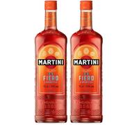 MARTINI Fiero Vermouth Aperitivo, 15% ABV, 75cl / 750ml, Aperitivo Dulce con Infusión de Cáscaras de Naranja Cortadas a Mano (Paquete de 2)