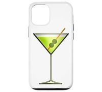 Martini Glass Green Olive Barman Vodka Gin Cocktail Drink Carcasa para iPhone 12/12 Pro