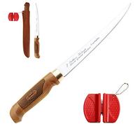 Martini & Lansky Marttiini 903410 Classic Superflex cuchillo para filetear - Cuchillo de 30,6 cm, combo de cuchillo y afilados, extremadamente afilado, muy flexible, para carne y pescado