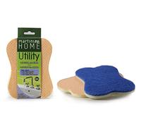 martini SPA 7017H10 - Esponja en Forma de trébol y Piel Perforada, Poliuretano, Fibra abrasiva, sintética, Multicolor, 2 Unidades, 2 Unidades