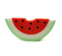 martini SPA - Bath Fruit - Esponja corporal suave tridimensional en forma de rebanada de sandía, poliuretano, rojo, 27 g, 1 unidad