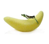 martini SPA - Bath Fruit - Esponja de cuerpo tridimensional suave en forma de plátano, poliuretano, amarillo, 23 g, 1 unidad