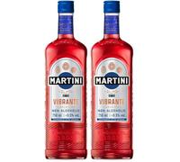 MARTINI Vibrante Aperitivo sin Alcohol, 75cl / 750ml, con Infusión de Botánicos Superiores (Paquete de 2)