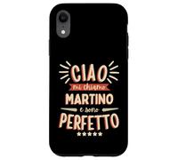 Martino Idea Regalo Personalizzata Nome Divertente Carcasa para iPhone XR