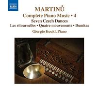 Martinu Bohuslav - Intégrale De La Musique Pour Piano /Vol.4