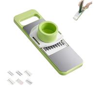 Martivex Slicer, 6 - in - 1 Vegetable Cutter, Kitchen Multi-Function Spiral Cutter and Dicer, for Fruits, Cheese, and Vegetables (1Pcs)