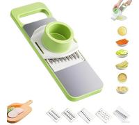 Martivex Slicer, Multi-Purpose 6-in-1 Vegetable Cutter with Precision Stainless Steel Blades for Fast & Fuss-Free Creative Dish