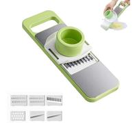 Martivex Slicer, Multi-Purpose 6 In 1 Vegetable Cutter with Stainless Steel Blades for Slicing, Shredding and Dicing (1 pcs)