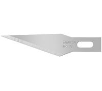 MARTOR 10 x cuchilla gráfica, hojas de recambio, cuchilla artesanal, Escalpelo, desbarbador, 8,6 mm, afilado, un solo uso, nº 72