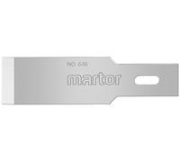 MARTOR 10 x hoja de cincel, hojas de recambio para GRAFIX 502 Escalpelo, Cúter, longitud 46 mm, afilado, en cargador, no. 618