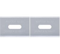 MARTOR 10 x hoja industrial, hojas de recambio Cúter, Cuchillo de seguridad, 18,5 mm, afilado, en dispensador, utilizable en 4 pliegues, nº 92 (Paquete de 2)