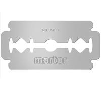 MARTOR 10 x hoja industrial, hojas de recambio Cúter, Cuchillo de seguridad, 22 mm, afilado, en dispensador, 2 veces utilizable, no. 35010