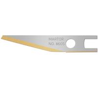 MARTOR 100x Cuchilla gráfica 8605, revestida TiN, dispensador seguro