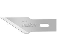 MARTOR 10x Cuchilla gráfica 11,5 mm, uso único, doble bisel, acero
