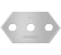 MARTOR 10x Hoja Cúter Puntiaguda 22,4 mm, 4 Usos, Bisturí