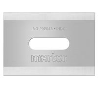 MARTOR 10x Hoja industrial 18,5 mm, 4 ángulos, inoxidable, Cúter