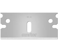 MARTOR 200 x hoja industrial, hojas de recambio Cúter, Cuchillo de seguridad, 18,7 mm, afilado, en dispensador, utilizable en 2 pliegues, nº 65