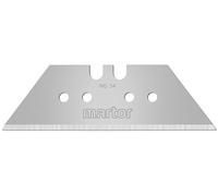 MARTOR 5 x Hoja trapezoidal, hojas de recambio Cúter, Cuchillo de seguridad, 18,7 mm, afilado, en dispensador, utilizable en 2 pliegues, nº 54