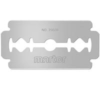 MARTOR 500x Hoja industrial 22 mm, 2 ángulos, Cuchillas de recambio Cúter | Doble bisel, afilado bilateral, en dispensador de seguridad, cúter y cuchillo de seguridad, almacén y logística, No. 35020.35