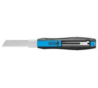 MARTOR Cuchillo de seguridad con retracción de hoja, SECUNORM 380, Cúter profesional, Hoja larga, derecha & Para zurdos, filo dentado