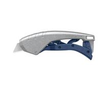 MARTOR SECUNORM 610 XDR Cúter de Seguridad, Abresacos, Hoja Trapezoidal | Resistente suciedad, fácil limpiar, ergonómico, metalodetectable, hoja trapezoidal, inox, MDP. No. 610002.02