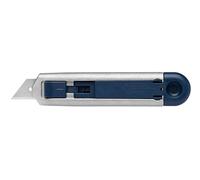 MARTOR SECUNORM PROFI25 MDP Cúter de Seguridad, Retracción, Aluminio | Cúter, desliz. 1 lado, mango alu MDP, hoja inoxidable, cartón, film, cinta, producción. No. 120700.02