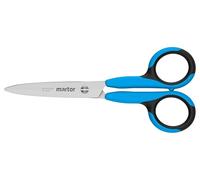 MARTOR Tijeras de seguridad SECUPLUS 363, puntas redondeadas, inoxidable | Para diestros & zurdos, soft grip, cartón, papel, tela, manualidades, No. 363001.00
