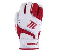 Marucci 2021 Code - Guante de bateo para Adultos, Color Rojo