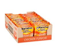 Maruchan Sopa de fideos ramen, sabor a pollo, fideos instantáneos de estilo japonés, comida rápida y fácil para niños, estudiantes y familias ocupadas, 3 onzas (paquete de 24)