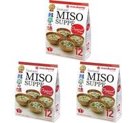 MARUKOME, Pasta miso rojo oscuro (Puro Yo Aka) para sopa,224.55 g (Paquete de 3)