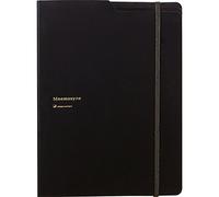 Maruman MNEMOSYNE HN187FA - Cuaderno con carpeta (tamaño A4), color negro
