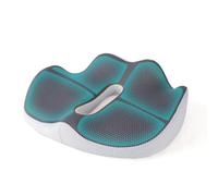 MARUPA Cojín Coxis Ortopédico Viscoelástico 37×44×10 cm | Alivio Dolor Espalda y Postura | Silla Oficina, Coche, Silla de Ruedas | Funda Lavable | Base Antideslizante