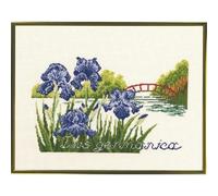 MARUSSIA Eva Rosenstand - Juego de punto de cruz (33 x 25 cm), diseño de flores