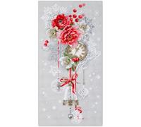 MARUSSIA Magic Needle Zweigart Edition - Kit de Punto de Cruz (18 x 37 cm), diseño de Tiempo de Cristal