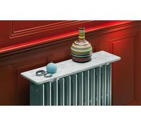 Marveille - Estantería sin perforar - Estantería de mármol de Carrara natural - Grosor 20 mm - Resistencia a la humedad + calor - 100 °C - Fabricación francesa (50 x 20 cm)