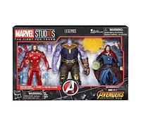 Marvel 10 Aniversario - Pack 3 Figuras de acción Thanos & Iron Man & Dr Strange