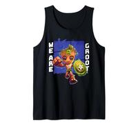 Marvel 85th Anniversary We Are Groot Captain America Camiseta sin Mangas