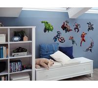 Marvel - Adhesivo decorativo para pared (50 x 70 cm), diseño de equipo de los Vengadores