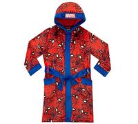 Marvel Albornoz Spiderman Batín De Niños Spidey | Batas Infantiles Para Niños | Para Edades De 2 A 12 Años | Merchandising Oficial De Spiderman Multicolor 8-9 Años