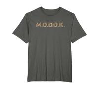 Marvel Ant-Man and The Wasp: Quantumania MODOK Name Logo Camiseta, Hombre Tallas Grandes, Asfalto, 6X Alto