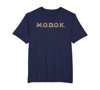 Marvel Ant-Man and The Wasp: Quantumania MODOK Name Logo Camiseta, Hombre Tallas Grandes, Azul Marino, 3X Alto